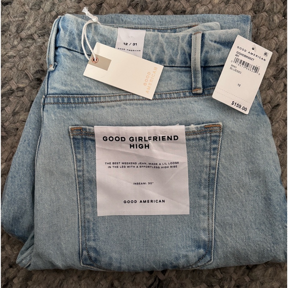 Good American Good Girlfriend Jeans